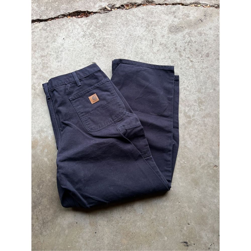 Carhartt Navy Blue Carpenter pants (measures smaller then tag)
